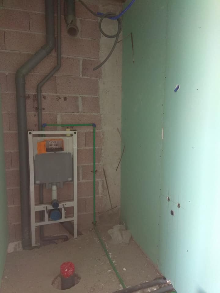 Estrutura sanita suspensa & tubagem